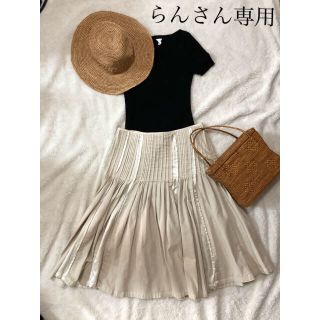 マックスマーラ(Max Mara)のMax Maraのデニム生地スカート&イナバヨシエ／スカート(ひざ丈スカート)