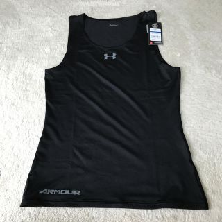 アンダーアーマー(UNDER ARMOUR)の新品アンダーアーマー　タンクトップ　ノースリーブ　筋トレ　ブラック　XLサイズ(タンクトップ)