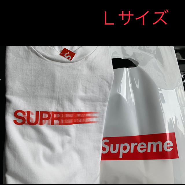 supremeモーションロゴTシャツ Ｌサイズ