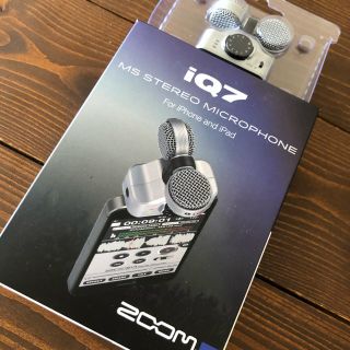 ズーム(Zoom)の 【未開封新品】ZOOM IQ7 iPhone 外付け マイク 高音質(マイク)