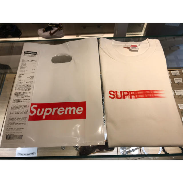 Supreme Motion Logo Tee White L