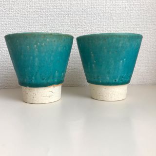 宮城陶器　やちむん　カップ(グラス/カップ)