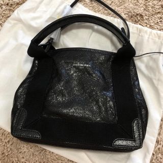 バレンシアガバッグ(BALENCIAGA BAG)のバレンシアガ　レザーネイビー カバ XS 未使用品(トートバッグ)