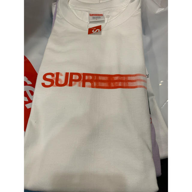 新品未着用 Supreme  motion logo tee 白L