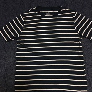 ムジルシリョウヒン(MUJI (無印良品))の無印　ボーダー  Tシャツ　Ｍ(Tシャツ/カットソー(半袖/袖なし))