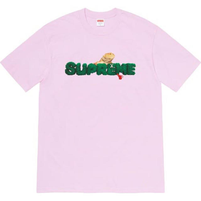 新品未着用 supreme lizard Tee L ライトパープル