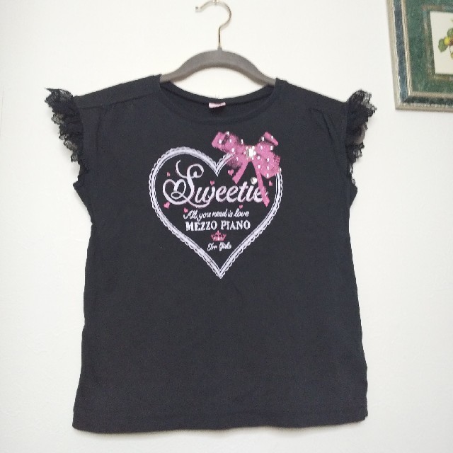 mezzo piano(メゾピアノ)のメゾピアノ　ノースリーブ キッズ/ベビー/マタニティのキッズ服女の子用(90cm~)(Tシャツ/カットソー)の商品写真