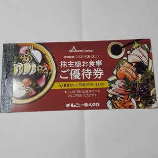 チムニー　株主優待券(レストラン/食事券)