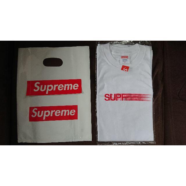 新品 16SS Supreme Motion Logo Tee  白 Mサイズ