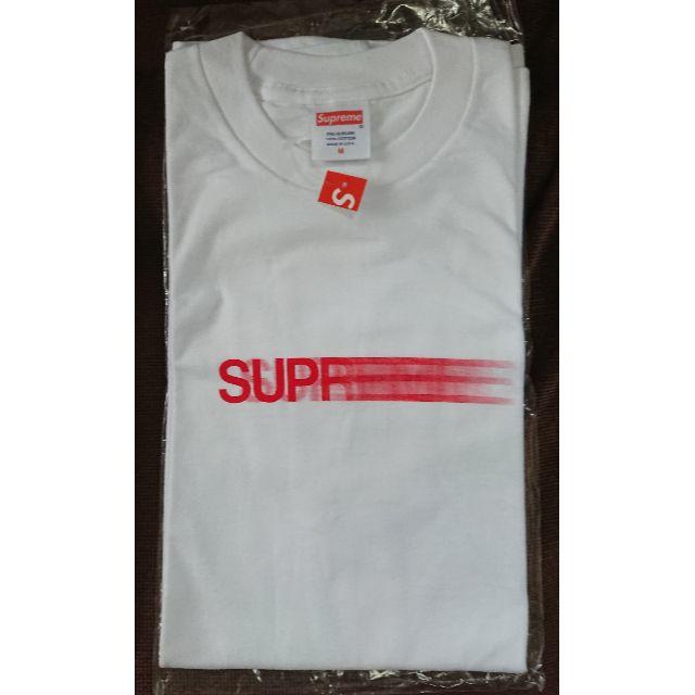 新品 16SS Supreme Motion Logo Tee  白 Mサイズ