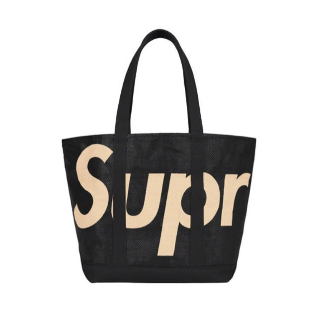 新品未使用付属品Supreme Raffia Tote Black