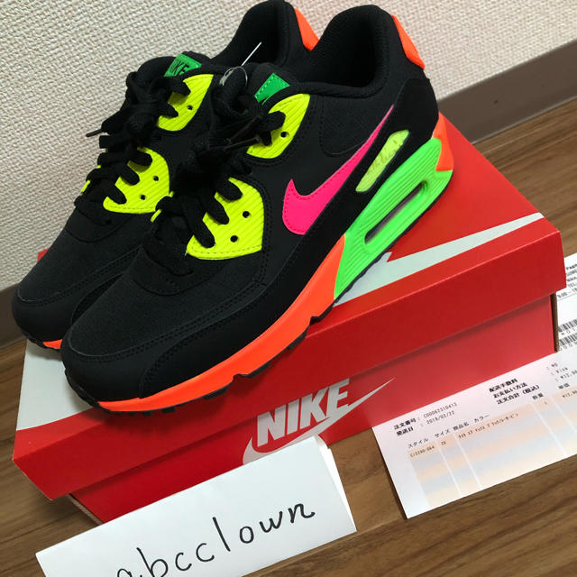 Nike air max 90 NEON 26cm 希少 東京限定 NIKE AIR MAX 90 エヴァンゲリヲン零号機 27.0cm