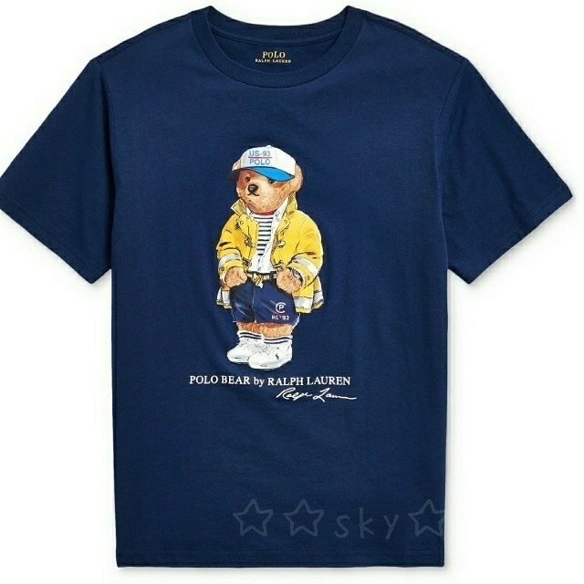 新品☆ラルフローレン ベア Tシャツ ボーイズXLメンズM相当