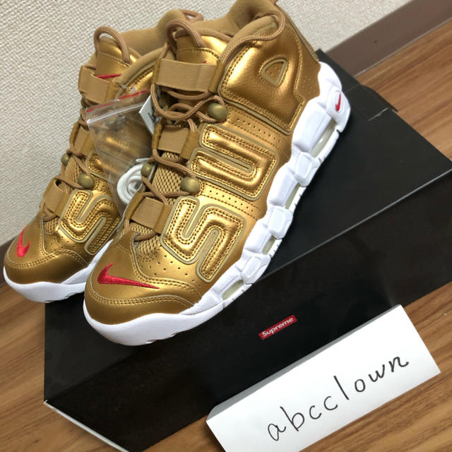 Supreme NIKE AIR MORE UPTEMPO 27.5 モアテン