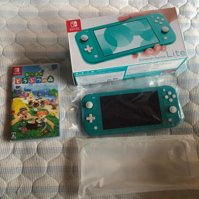 Switch  Lite あつ森　クリアケース　画面保護シート