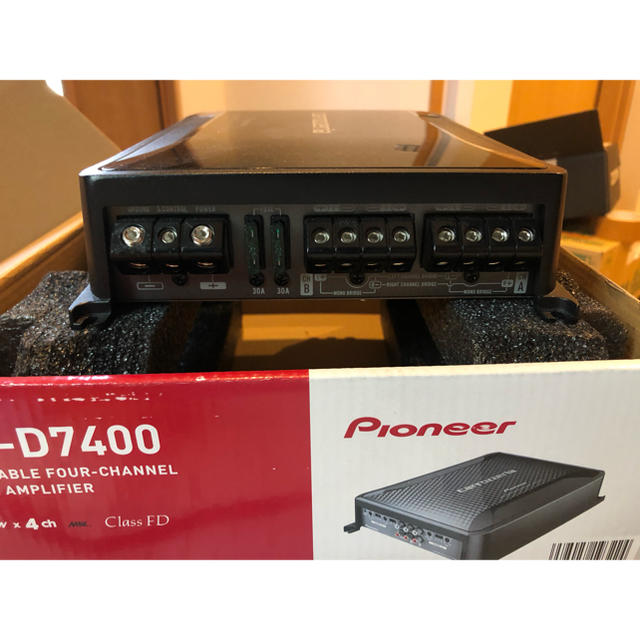 Pioneer(パイオニア)のPioneer パイオニア　4チャンネル　アンプ 自動車/バイクの自動車(カーオーディオ)の商品写真