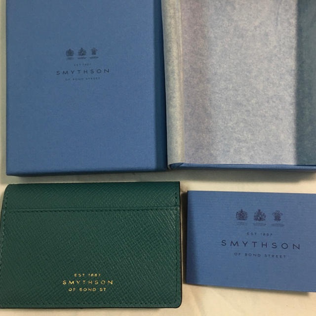 Smythson(スマイソン)のスマイソン smython panama カードケース/名刺入れ レディースのファッション小物(名刺入れ/定期入れ)の商品写真