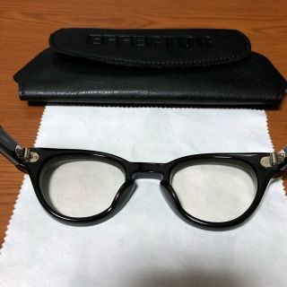 EFFECTOR エフェクター メガネ flanger フランジャー 眼鏡 メガネ アイウェア ブラック系【美品】