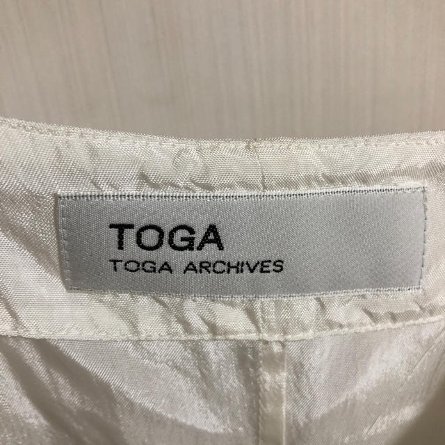 TOGA(トーガ)のトーガ TOGA 白×黒 レディース TOGA ARCHIVES ワンピース レディースのワンピース(ひざ丈ワンピース)の商品写真