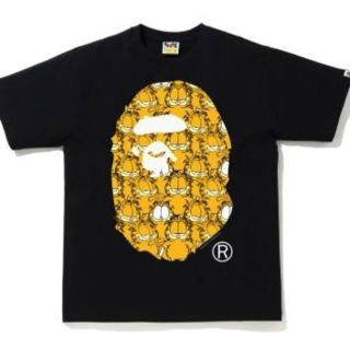 アベイシングエイプ(A BATHING APE)のBAPE X GARFIELD  TEE #6 Tシャツ BLACK(Tシャツ/カットソー(半袖/袖なし))