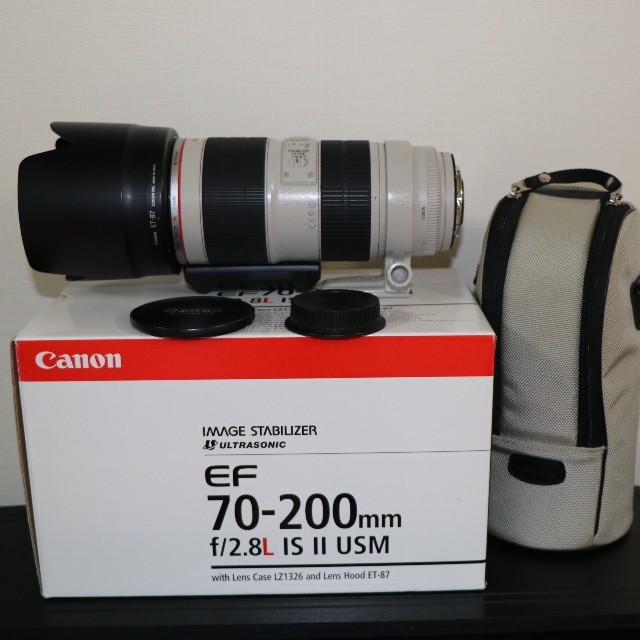 Canon(キヤノン)のCanon EF70-200mm  F2.8L IS Ⅱ USM スマホ/家電/カメラのカメラ(レンズ(ズーム))の商品写真