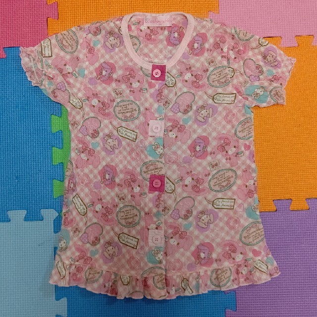 サンリオ(サンリオ)のキッズパジャマ キッズ/ベビー/マタニティのキッズ服女の子用(90cm~)(パジャマ)の商品写真