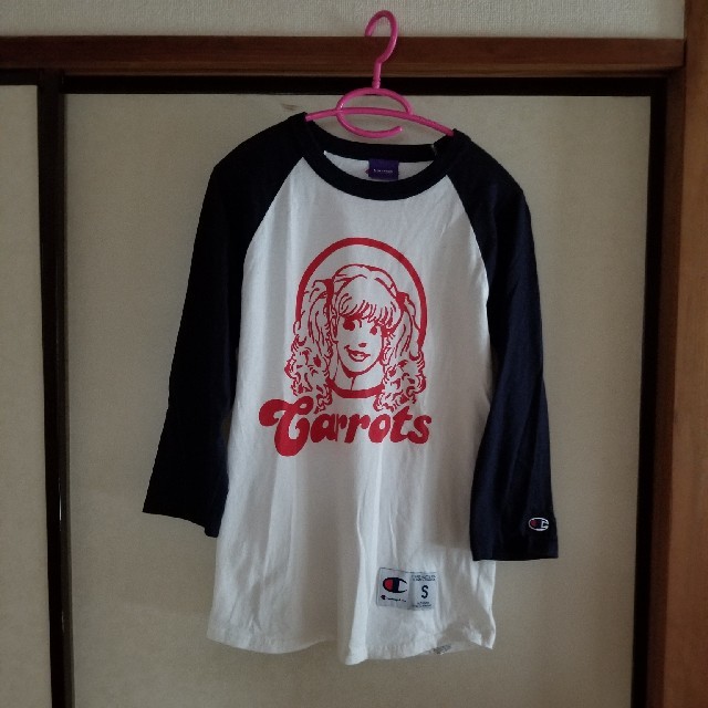 Aymmy in the batty girls(エイミーインザバッティーガール)のaymmy×champion×carrotsコラボロンティ レディースのトップス(Tシャツ(長袖/七分))の商品写真