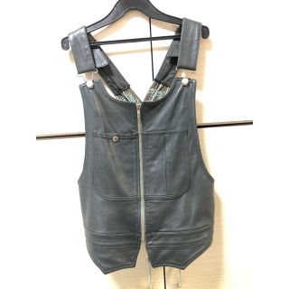 最終値下げ!!ファセッタズム レザーベスト ジレ