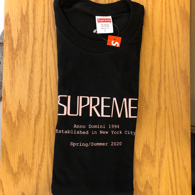 Supreme Anno Domini Tee Black Large 黒配送方法送料込み発送元