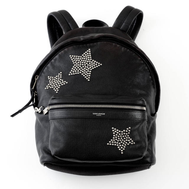 SAINT LAURENT - ままな☆希少！☆サンローラン スタースタッズ レザー リュック レディース