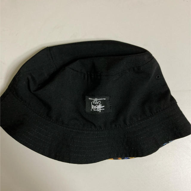 STUSSY - stussy バケットハット 花柄 帽子 リバーシブルの通販 by
