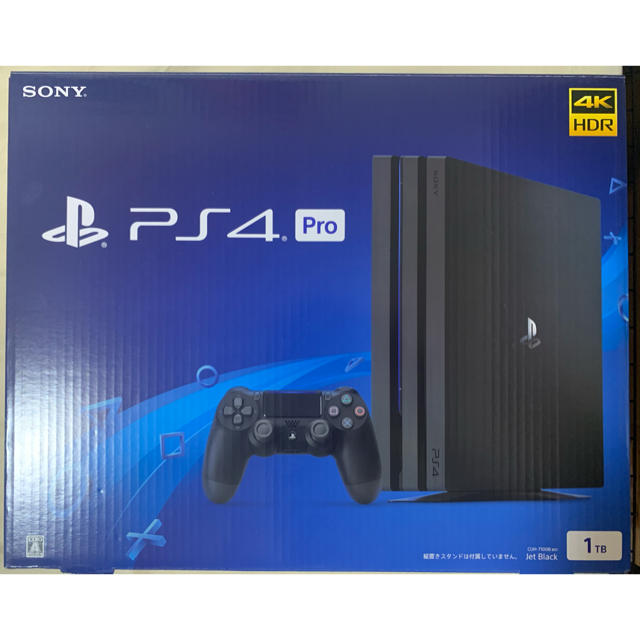 ps4 pro 本体　ジェットブラック家庭用ゲーム機本体