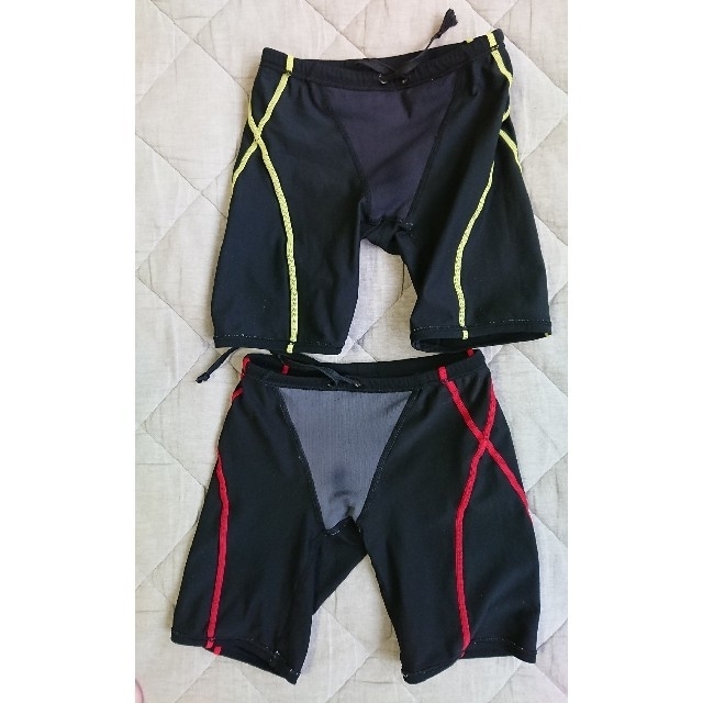 SPEEDO(スピード)の『ご予約品です』【130】speedo 練習用 水着 スパッツ 赤色 キッズ/ベビー/マタニティのキッズ服女の子用(90cm~)(水着)の商品写真