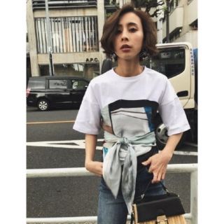 アメリヴィンテージ(Ameri VINTAGE)のアメリヴィンテージ♡スカーフTシャツ(Tシャツ(半袖/袖なし))