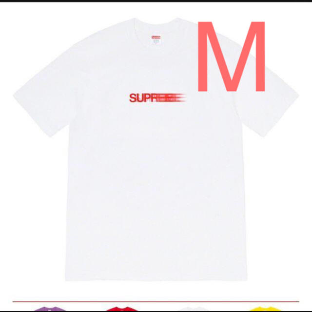 supreme motion logo tee white M モーションロゴ