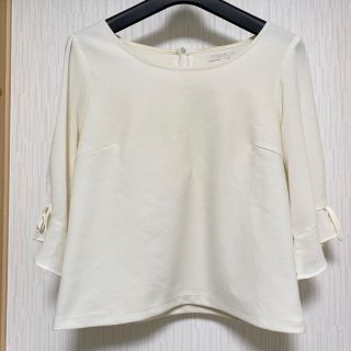 プロポーションボディドレッシング(PROPORTION BODY DRESSING)のプロポーションボディドレッシング　袖シフォンフリルプルオーバー(カットソー(半袖/袖なし))