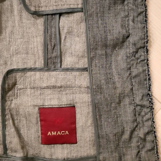 AMACA(アマカ)のAMACA ノーカラージャケット レディースのジャケット/アウター(ノーカラージャケット)の商品写真