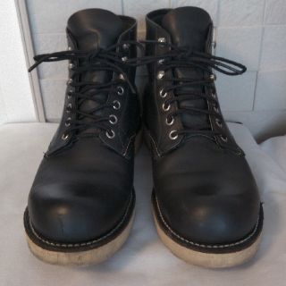 レッドウィング(REDWING)のレッドウィングブーツ　REDWING ＃8165　黒　26センチUS8(ブーツ)