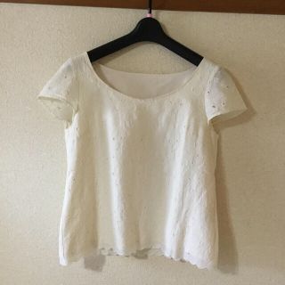 プロポーションボディドレッシング(PROPORTION BODY DRESSING)のカットソー  レース　白　ボディドレッシング　ブラウス(シャツ/ブラウス(半袖/袖なし))