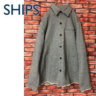 シップス(SHIPS)のSHIPS カバーオール ダメージ加工風シャツ(カバーオール)