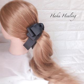 選べるチャーム.。.:*♡ シンプルリボン バナナクリップ(ヘアアクセサリー)