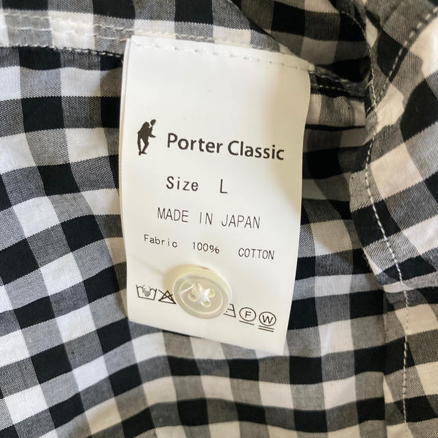 PORTER(ポーター)のポータークラシック　ROLL UP SHIRT ロールアップシャツ　ブラック メンズのトップス(シャツ)の商品写真