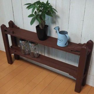 アジアンシェルフ ハンドメイド アンティーク(家具)