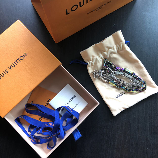 福袋セール】 LOUIS レインボー モノグラム コリエ・チェーン M69449