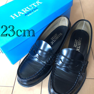 ハルタ(HARUTA)のHARUTA ローファー 黒 23cmEE (ローファー/革靴)
