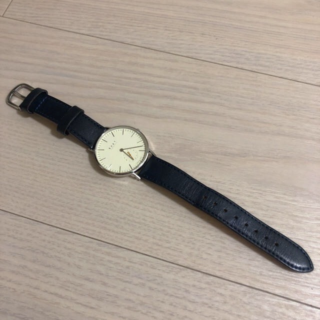 KNOT(ノット)のKnot 腕時計 36mm ネイビーレザー(栃木レザー) レディースのファッション小物(腕時計)の商品写真