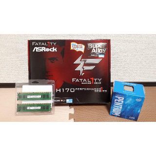 PENTIUM G4500とFatal1ty H170とhynix 8GB(PCパーツ)