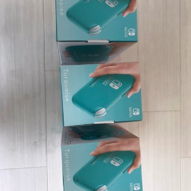 残りわずか】 新品未使用品 スイッチライトターコイズ 3個 家庭用