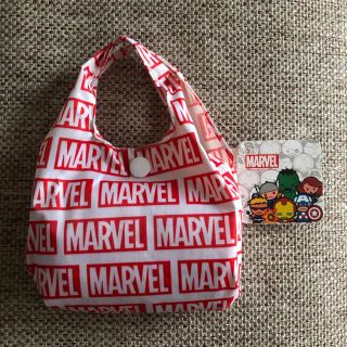 マーベル(MARVEL)の【MARVEL】エコバッグ(ミニバッグ付き)(エコバッグ)