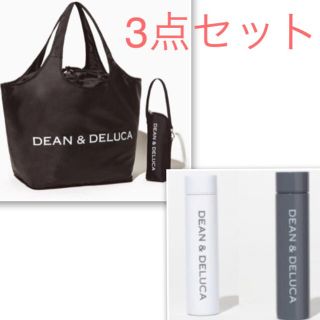 ディーンアンドデルーカ(DEAN & DELUCA)のDEAN&DELUCA レジカゴバッグ 保冷ボトルケース ステンレスボトル(エコバッグ)